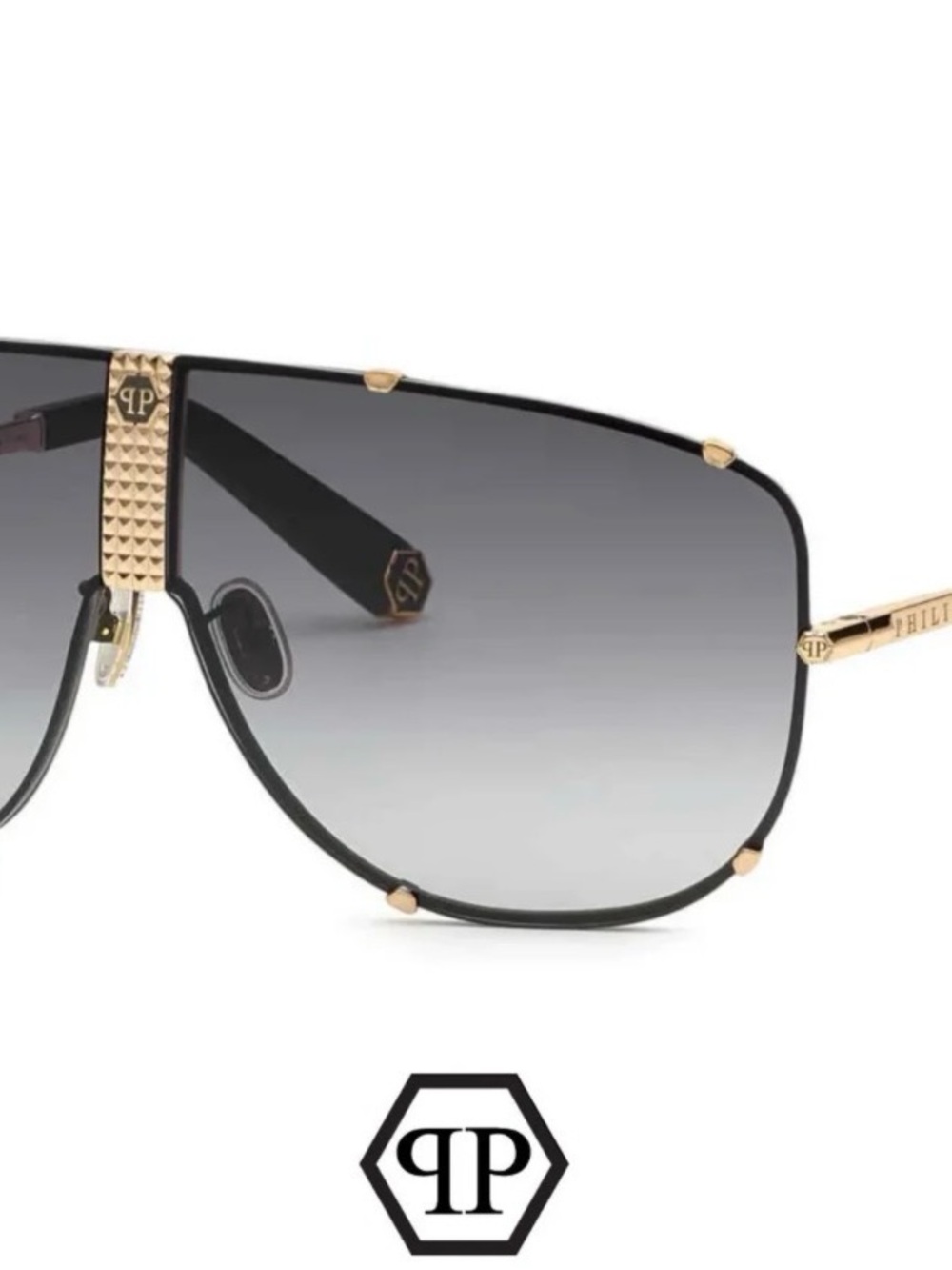 PHILIPP PLEIN 69mm Shield Sunglasses